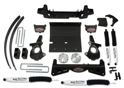 4 Inch Lift Kit 2006 Silverado/Sierra 1500 w/3 Piece Sub Frame w/o Factory Air Ride Shocks Tuff Country