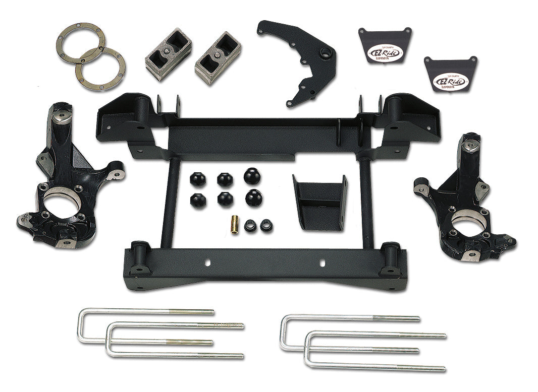 4 Inch Lift Kit 01-10 Silverado/Sierra 2500HD w/1 Piece Sub Frame Tuff Country-1