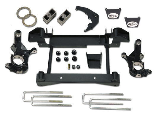 4 Inch Lift Kit 01-06 Silverado/Sierra 3500 / 3500HD w/1 Piece Sub Frame Tuff Country-1