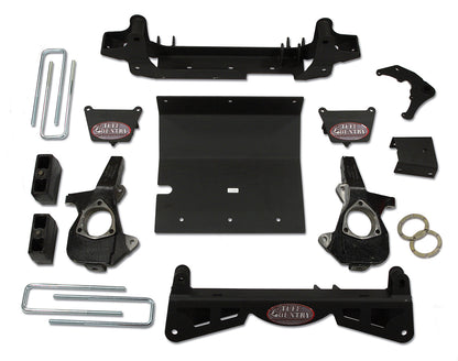 4 Inch Lift Kit 01-06 Silverado/Sierra 1500HD w/3 Piece Sub Frame Tuff Country-1