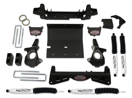 4 Inch Lift Kit 01-06 Silverado/Sierra 1500HD w/3 Piece Sub Frame Tuff Country