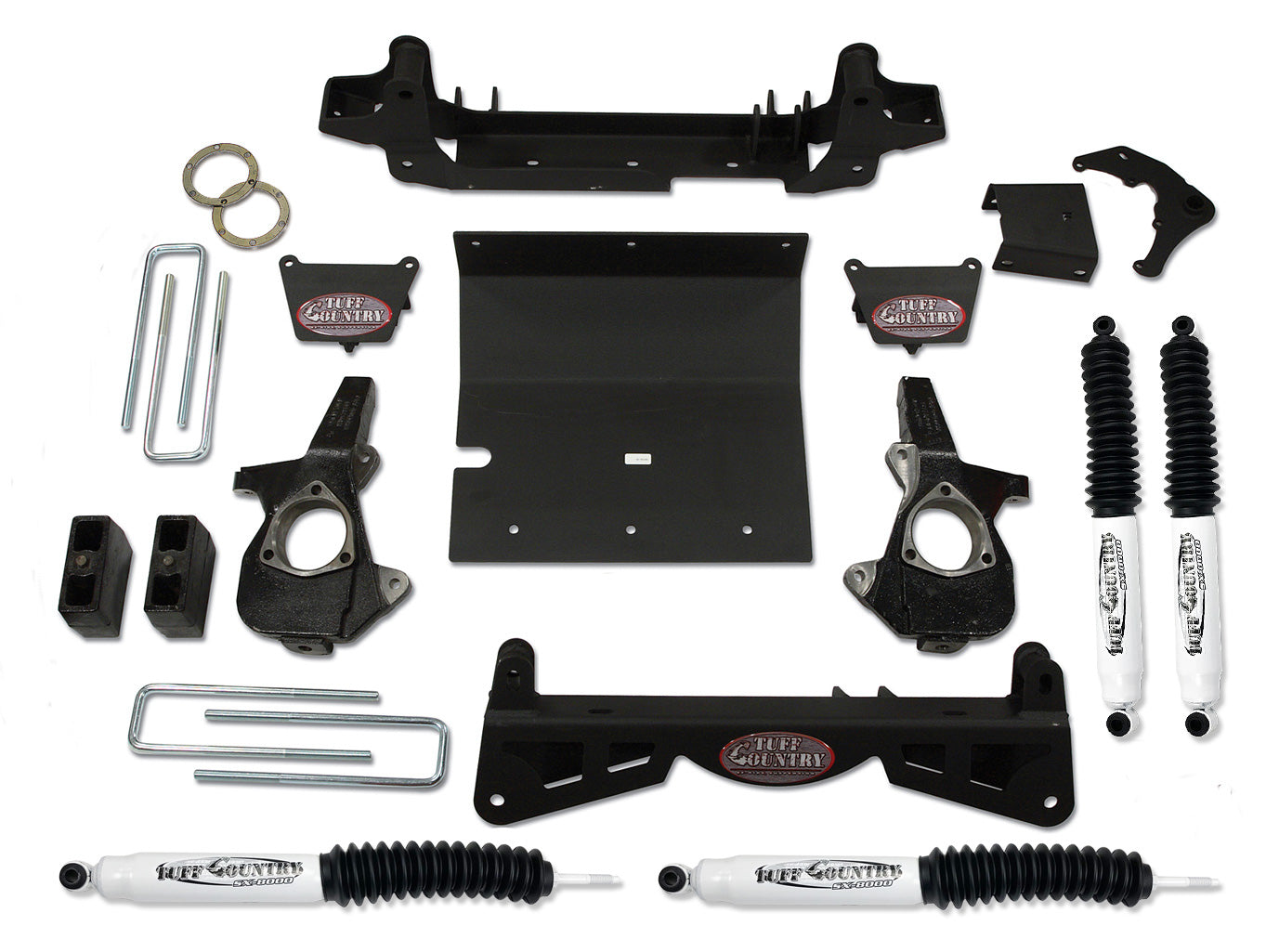 4 Inch Lift Kit 01-06 Silverado/Sierra 3500/3500HD w/3 Piece Sub Frame Tuff Country