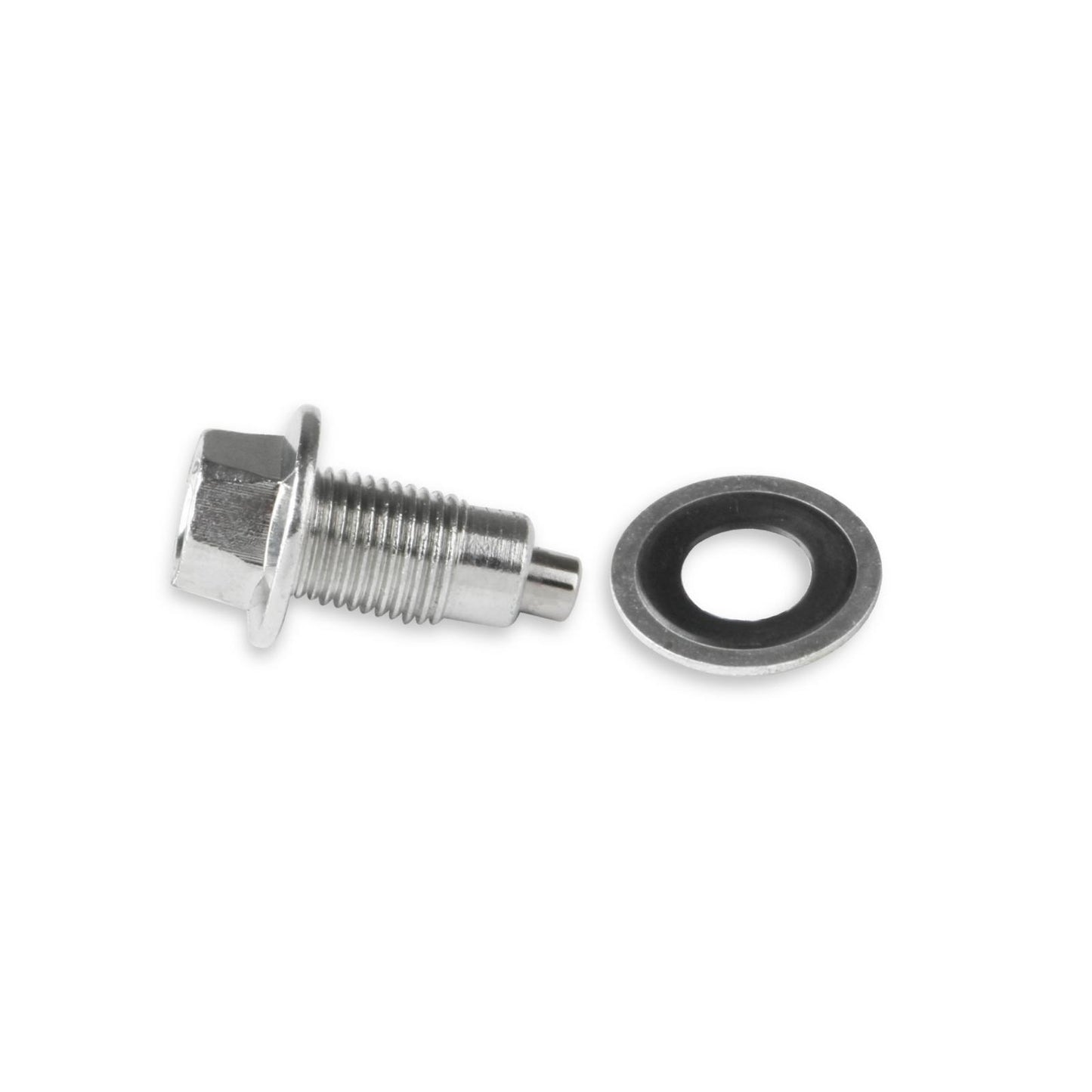 Chrome Oil Pan Plug Fits Chevrolet 1955-1983, Chrysler 1962-1983, Ford 1957-1983, all Pontiac V8, Olds 1966-1983, Buick 1959-1983 Mr Gasket