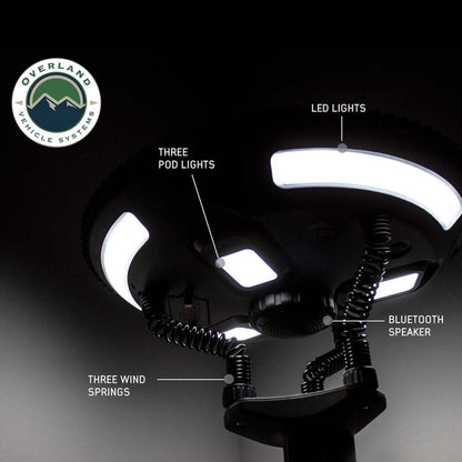 UFO Solar Light Light Pods & Speaker - Camping Light Overland Vehicle Systems-10