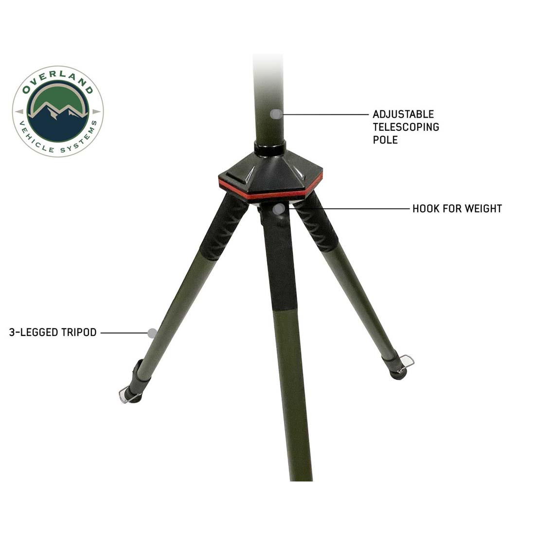 Overland Vehicle Systems UFO Solar Light Light Pods & Speaker - Camping Light Overland Vehicle Systems