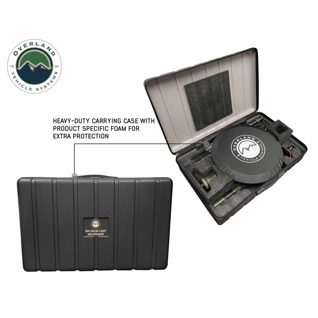 Overland Vehicle Systems UFO Solar Light Light Pods & Speaker - Camping Light Overland Vehicle Systems