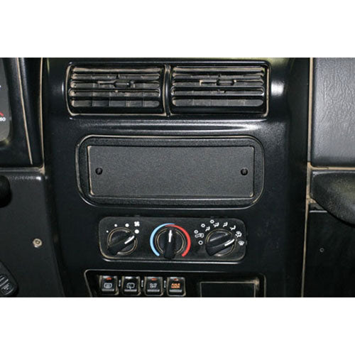 Dashboard Stereo Cutout Cover Universal Black Products Tuffy Security