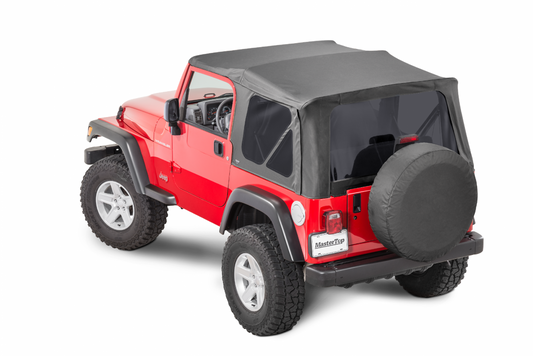 Jeep TJ Replacement Top No Doorskins Tinted Glass For 97-06 Jeep Wrangler TJ MasterTop