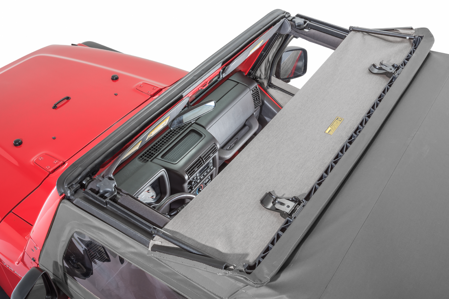 MasterTop Jeep TJ Replacement Top No Doorskins Tinted Glass For 97-06 Jeep Wrangler TJ MasterTop