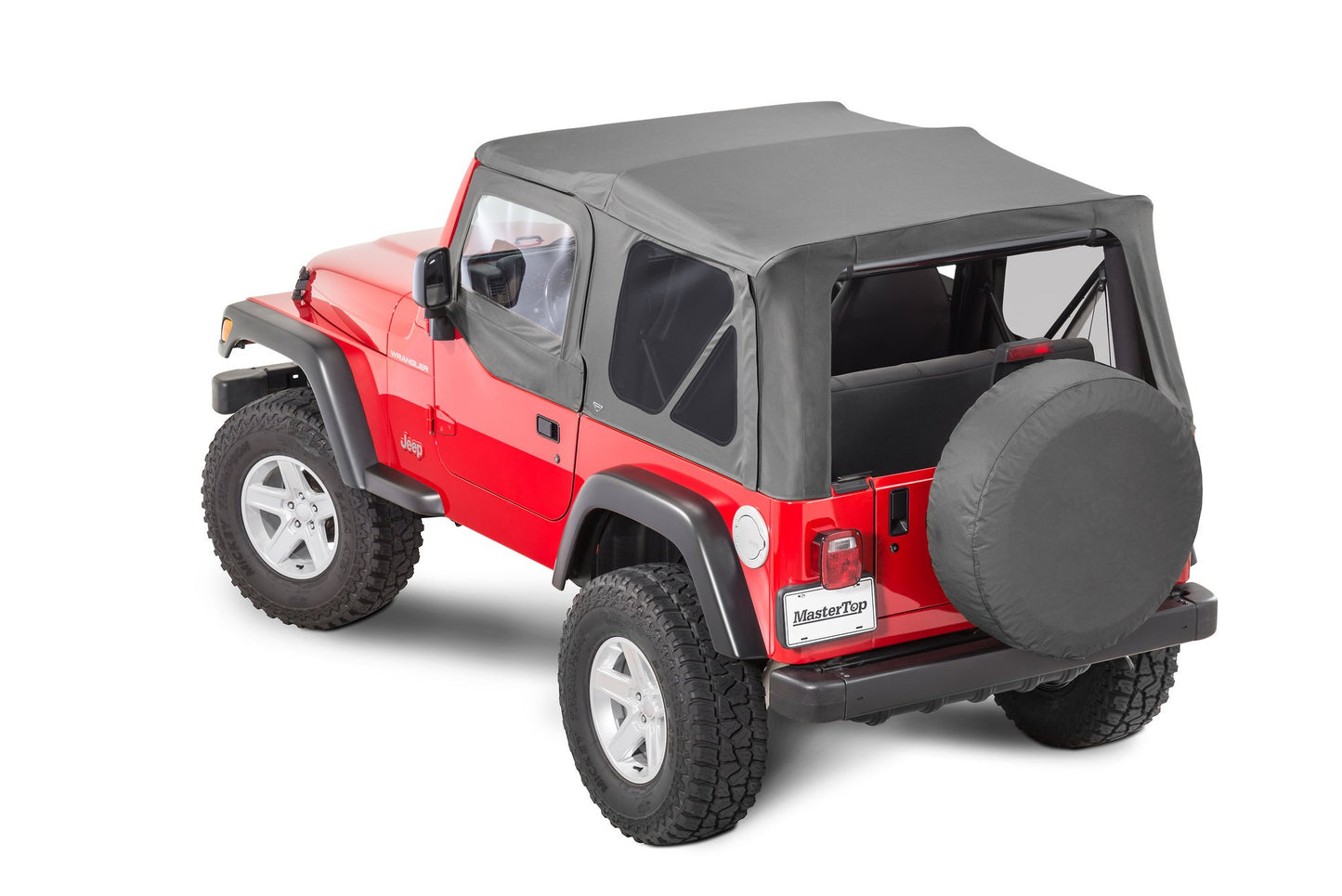 MasterTop Jeep TJ Replacement Top With Doorskins Tinted Glass For 97-06 Jeep Wrangler TJ MasterTop