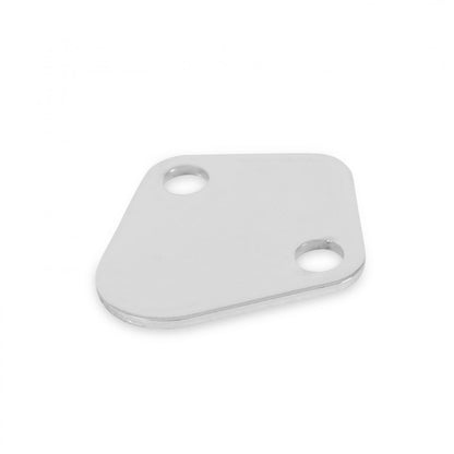 Fuel Pump Block Off Plate Chrome Fits Big Block Chevrolet 396/427/454 & most other V6 or V8 engines with 1-3/4 Inch Bolt Spacing Mr Gasket-2