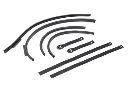 Jeep JK Replacement Top Tinted Glass 10-18 Wrangler JK 4 Door Black MasterTwill MasterTop-6