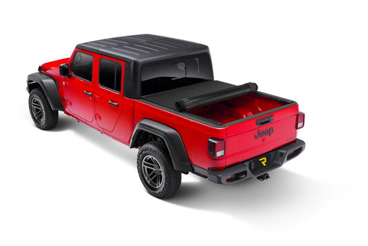 Sentry CT Tonneau Cover Black 2020-2025 Jeep Gladiator with or without Trail Rail System Truxedo-1