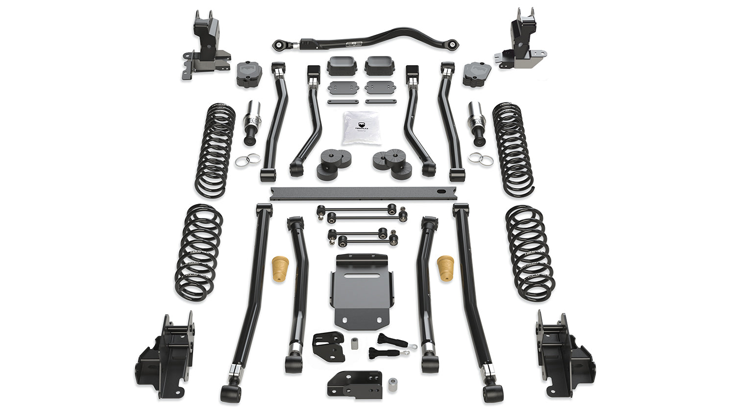 18-Up Wrangler JL 2 Door 4.5 Inch Alpine RT4 Long Arm Suspension Syste ...