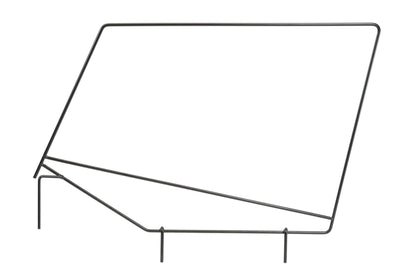 Jeep YJ Upper Steel Door Frames Pair For 87-95 Wrangler YJ Black Powdercoat MasterTop-1