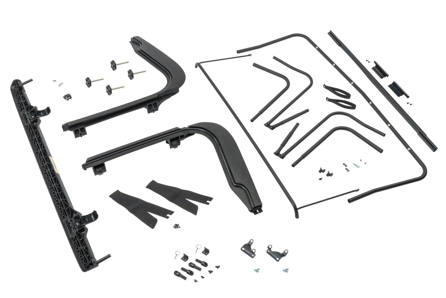 MasterTop Complete Soft top Hardware Kit 97-06 TJ Wrangler New Easy Install Design MasterTop
