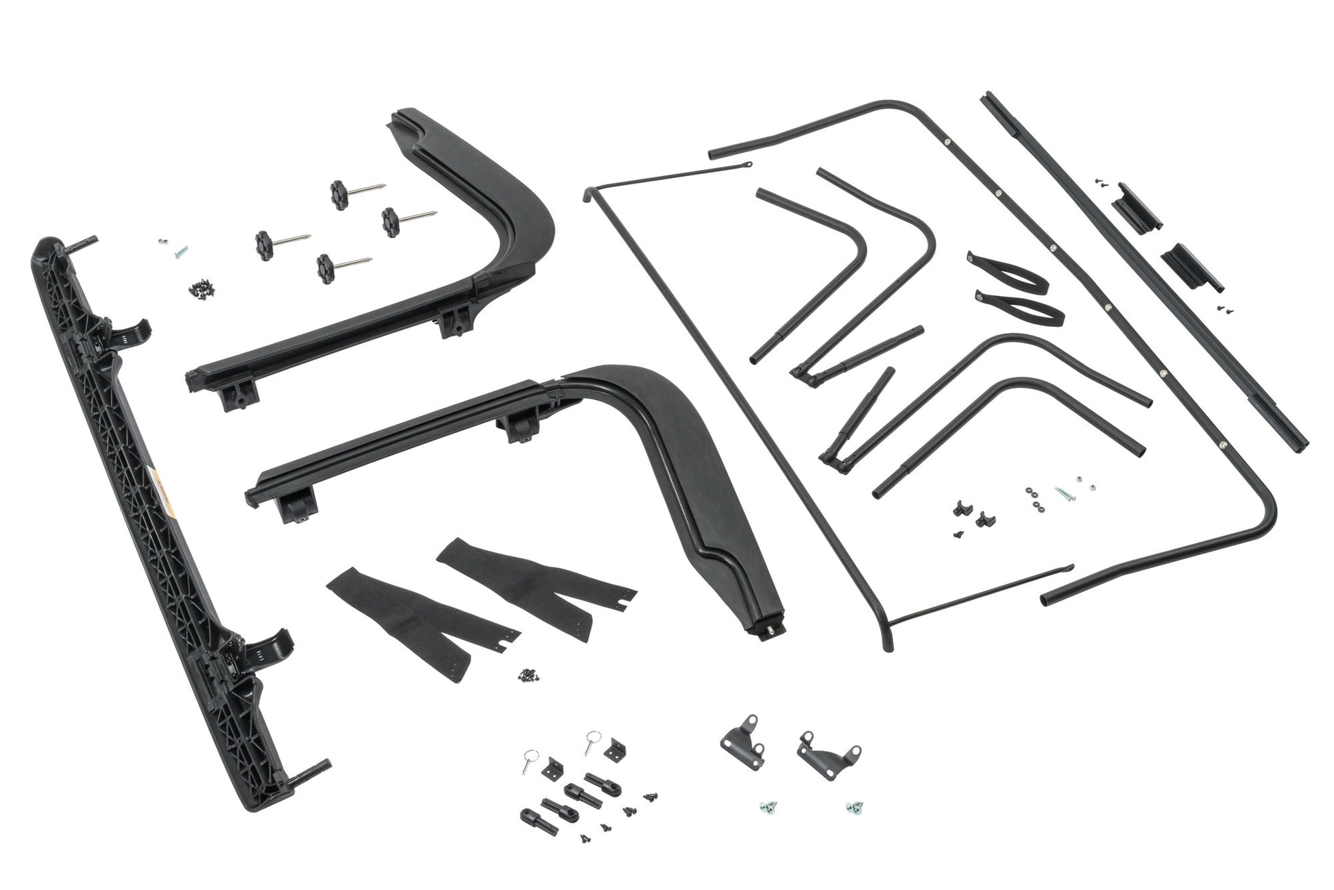 MasterTop Complete Soft top Hardware Kit 97-06 TJ Wrangler New Easy Install Design MasterTop