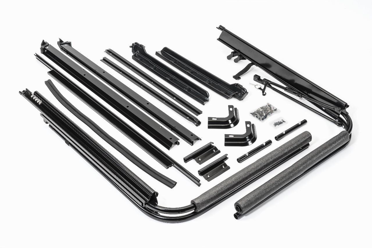 Jeep YJ Complete Replacement Hardware Kit For 87-95 Wrangler YJ Black MasterTop-1