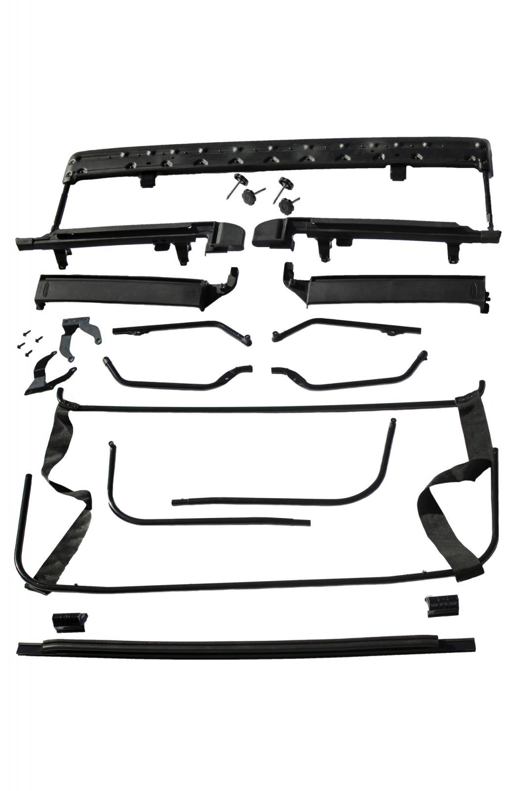 MasterTop Complete Soft top Hardware Kit 07-2018 2 Dr. JK Wrangler MasterTop