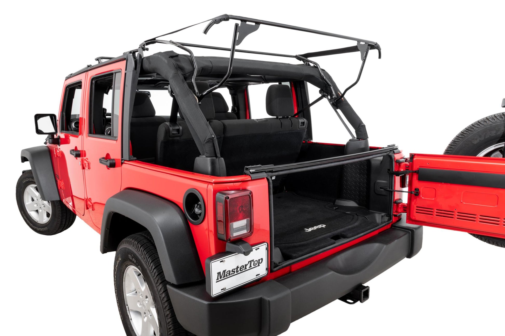 MasterTop Complete Soft Top Hardware Kit Easy install Design For 2007-2018 Jeep Wrangler 4 Door JKU MasterTop