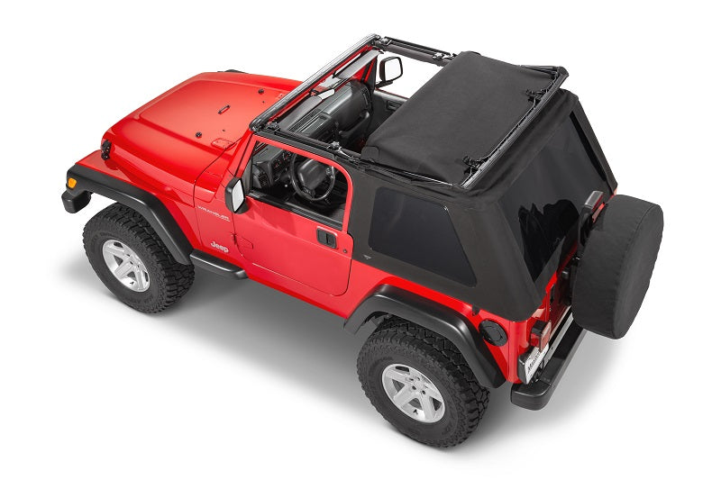 MasterTop Jeep TJ SkyMaster Fastback Complete Top For 97-06 Wrangler TJ No Doors MasterTop