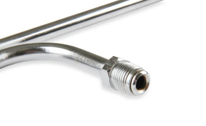 Fuel Line 3/8 Inch Dual Inlet Chrome Fits Holley 4150 style Carburetors with 9-5/16 Inch centers Mr Gasket-4