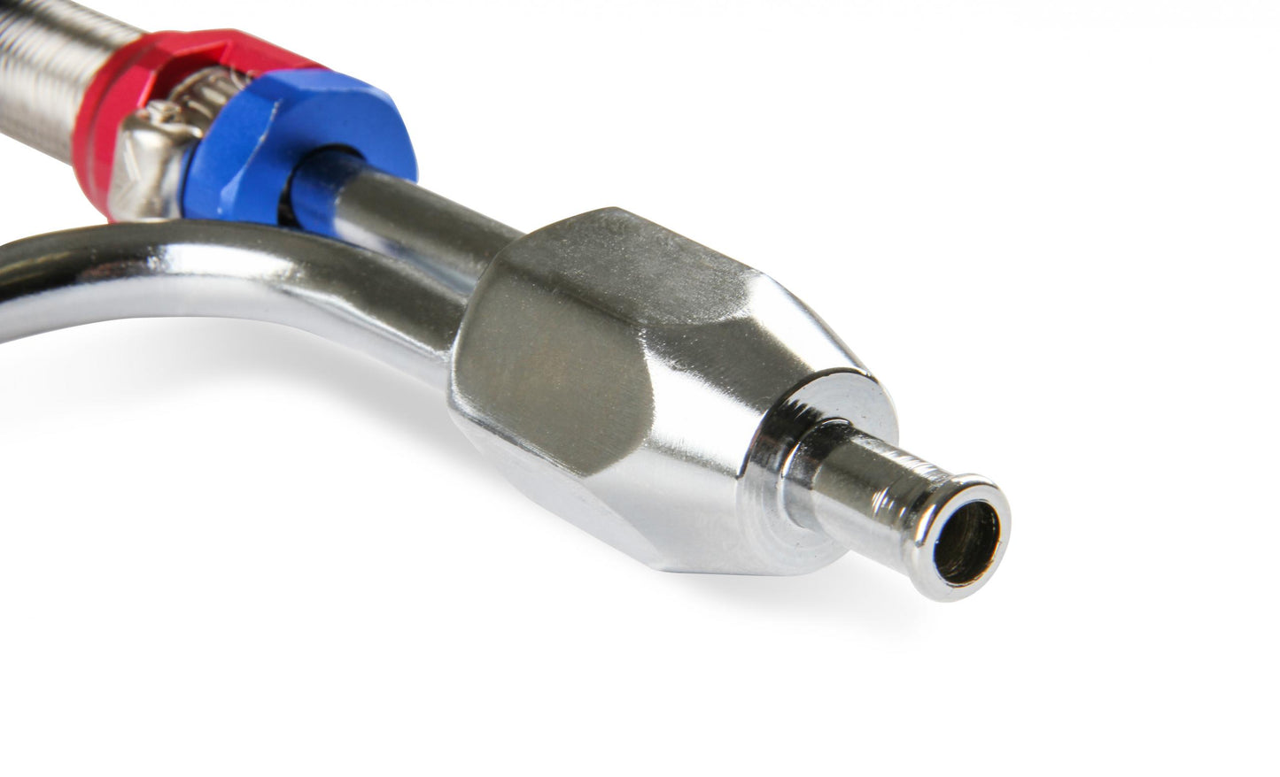 Adjustable Fuel Line with Red and Blue Hose Ends Fits Holley 4150 & 4160 Series Carburetors Mr Gasket-3