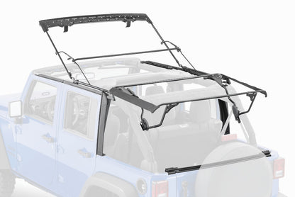 Jeep JK Full Hardware Top Tinted Glass 10-18 Wrangler JK 4 Door Black MasterTwill MasterTop-4