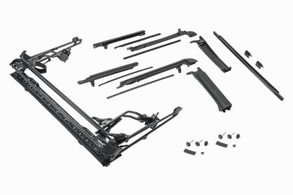Jeep Full Hardware Top No Doorskins Tinted Glass For 10-18 Jeep JK Wrangler 4 Door Black Diamond MasterTop-3