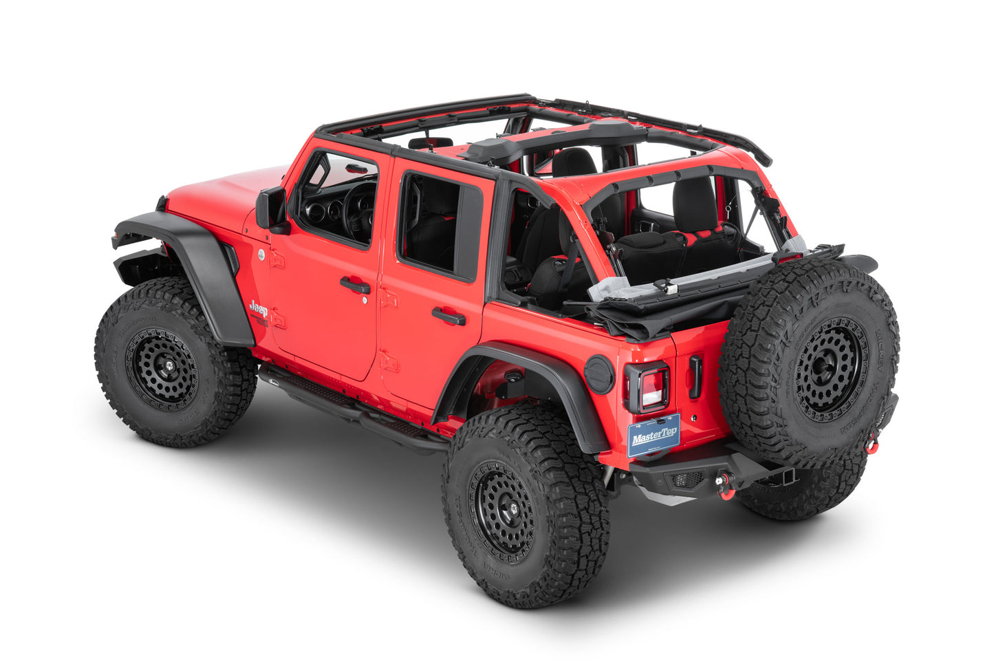 Complete Top 18-Present Jeep JLU Wrangler 4 Door, MasterTwill MasterTop-7