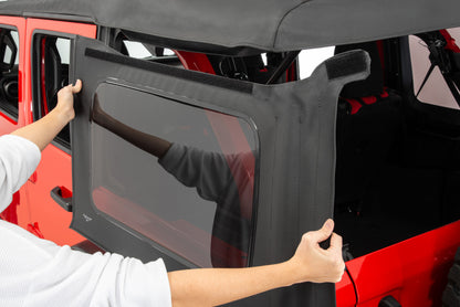 Complete Top 18-Present Jeep JLU Wrangler 4 Door, MasterTwill MasterTop-8