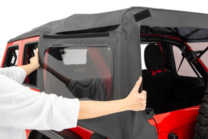 Complete Top 18-Present Jeep JLU Wrangler 4 Door, MasterTwill MasterTop-9