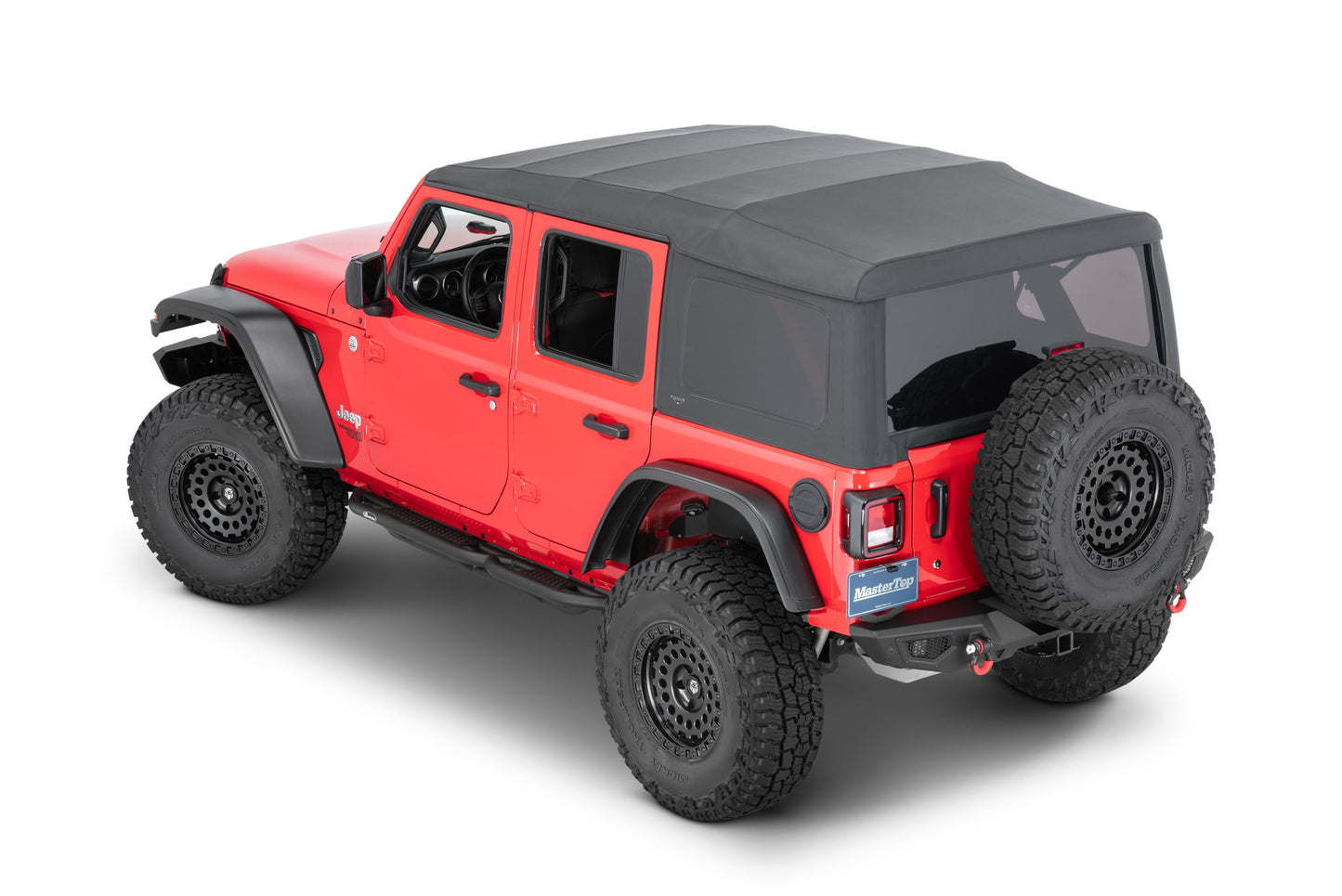 MasterTop MasterTop Complete Top 18-Present Jeep JLU Wrangler 4 Door, Black Diamond MasterTop