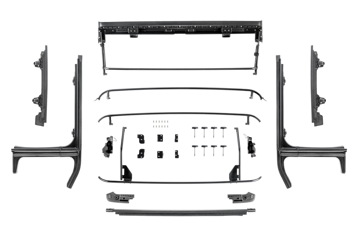 Complete Top 18-Present Jeep JLU Wrangler 4 Door, Black Diamond MasterTop-12