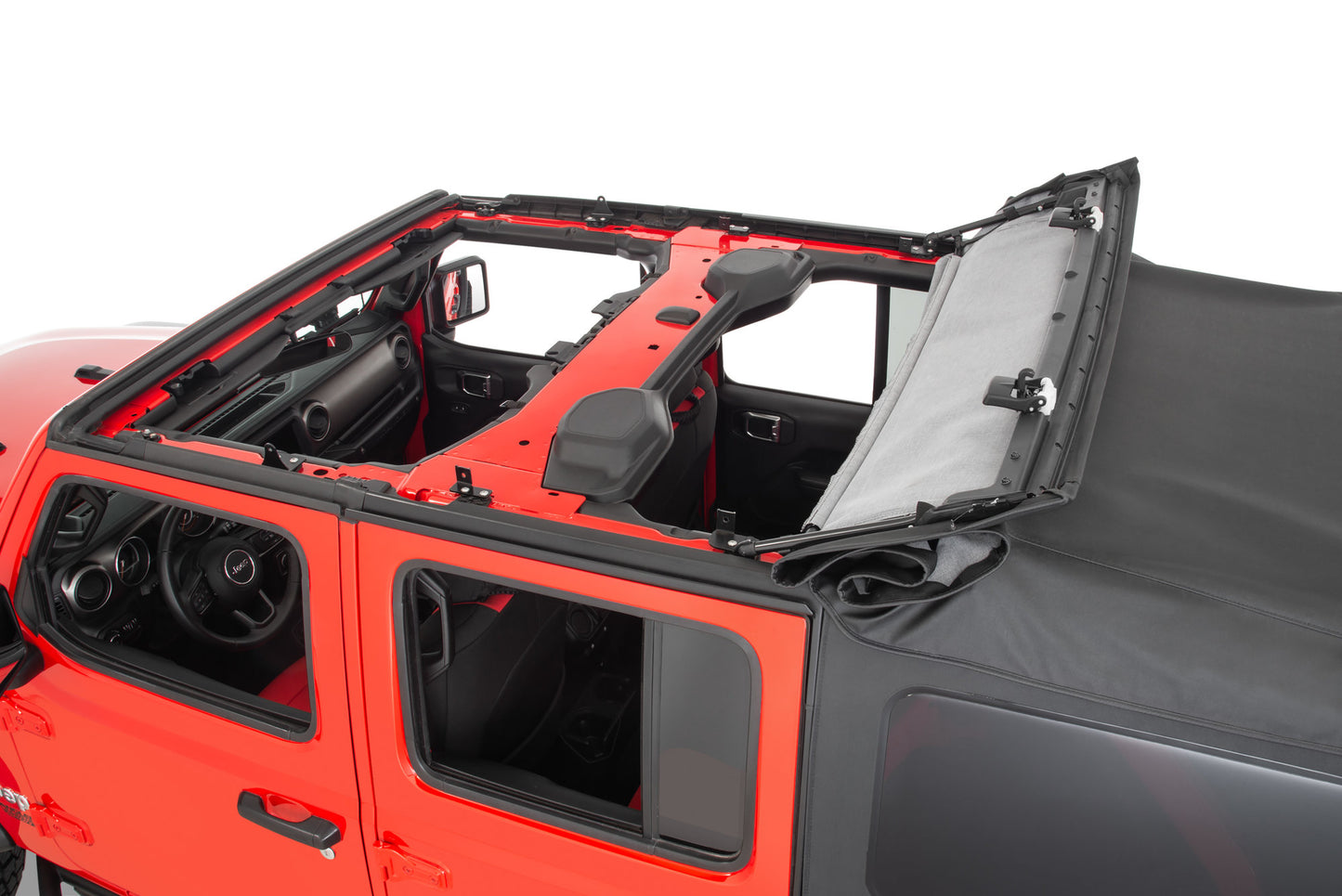 MasterTop MasterTop Complete Top 18-Present Jeep JLU Wrangler 4 Door, Black Diamond MasterTop
