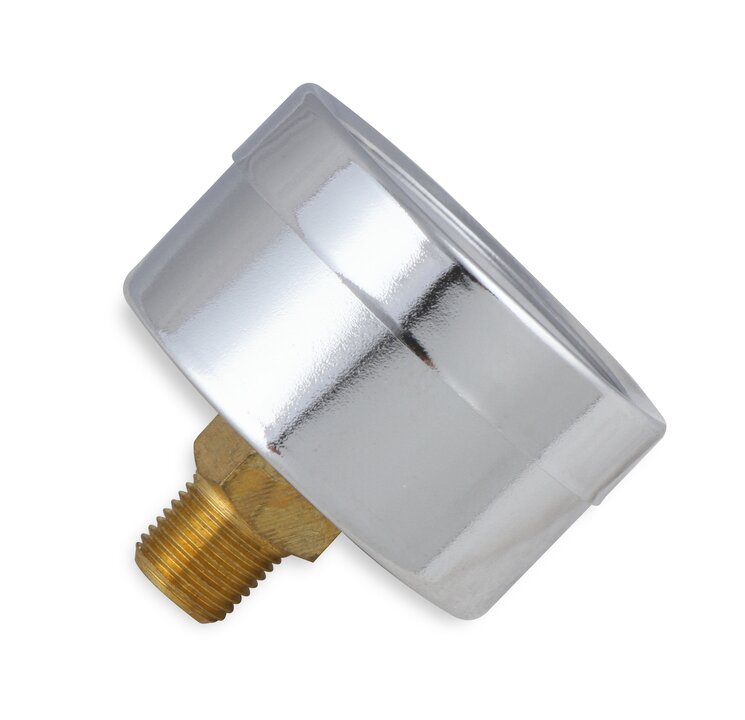 Fuel Pressure Gauge 0-15 PSI 1-1/2 Inch Diameter Fits carburetted applications Mr Gasket-1