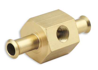 Fuel Block with 0-15 PSI Liquid Filled Fuel Pressure Gauge Fits carbureted applications Mr Gasket-3