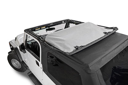 Fast Back Fabric Only Repl. Top No Doorskins Tinted Glass 04-06 LJ Unl. Jeep Wrangler MasterTop-2