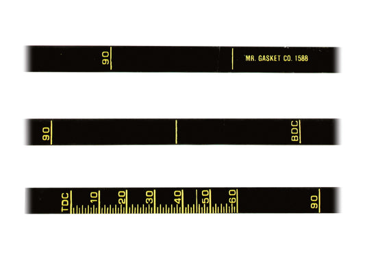 Timing Tape Fits Small Block Chevrolet with 6-3/4 Inch Balancer Mr Gasket