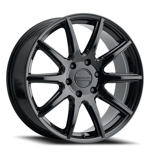 Raceline Wheels Aluminum Wheels 18x8 Spike 159 GB Gloss Black Raceline Wheels