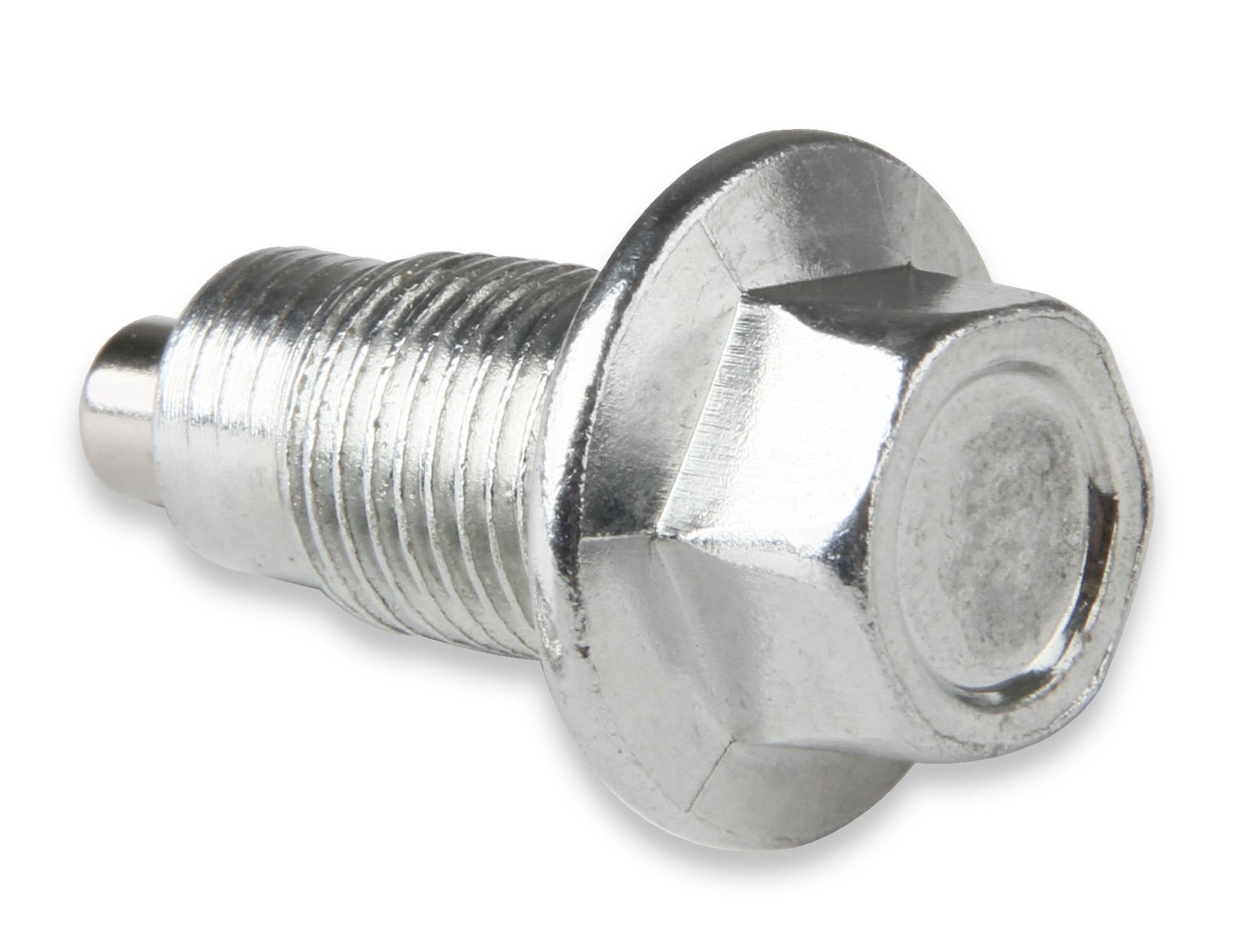 Chrome Oil Pan Plug Fits Chevrolet 1955-1983, Chrysler 1962-1983, Ford 1957-1983, all Pontiac V8, Olds 1966-1983, Buick 1959-1983 Mr Gasket-2