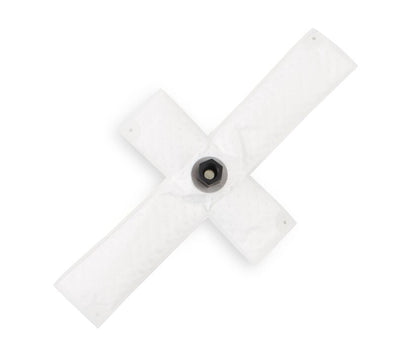 15 X 8 Hydrama, Cross Center Outlet Pick-Up with -3/8 NPT Fitting Fitting Location Designed for Universal Use Holley-1