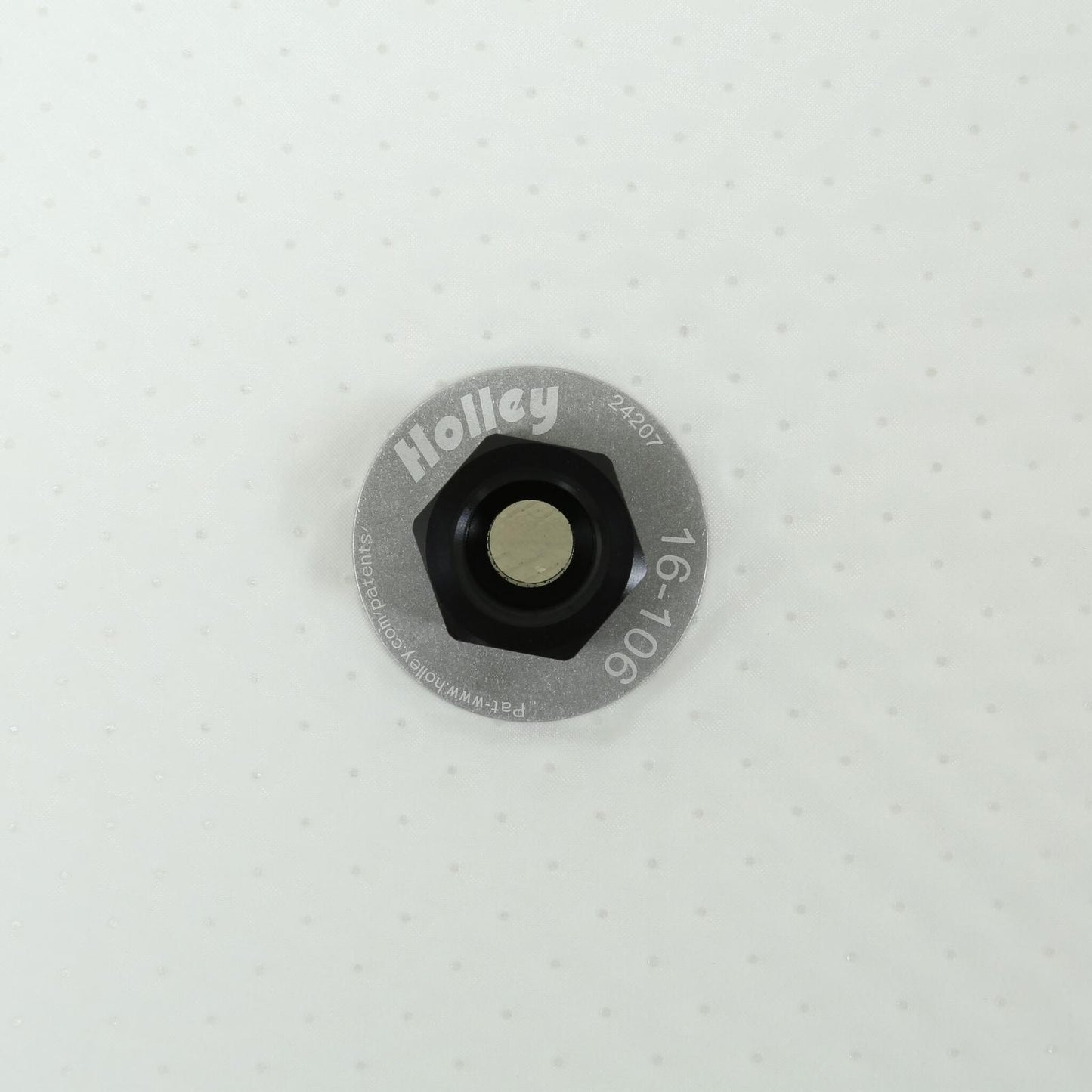 11 X 11 Hydrama, Square Center Outlet Pick-Up with -1/2 NPT Fitting Fitting Location Designed for Universal Use Holley-3