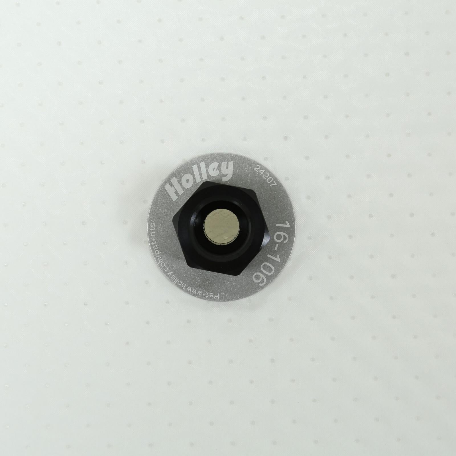 11 X 11 Hydrama, Square Center Outlet Pick-Up with -1/2 NPT Fitting Fitting Location Designed for Universal Use Holley-3