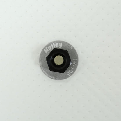 11 X 11 Hydrama, Square Center Outlet Pick-Up with -1/2 NPT Fitting Fitting Location Designed for Universal Use Holley-3