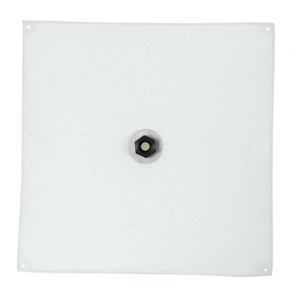 15 X 15 Hydrama, Square Center Outlet Pick-Up with -1/2 NPT Fitting Fitting Location Designed for Universal Use Holley