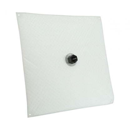 15 X 15 Hydrama, Square Center Outlet Pick-Up with -1/2 NPT Fitting Fitting Location Designed for Universal Use Holley-1