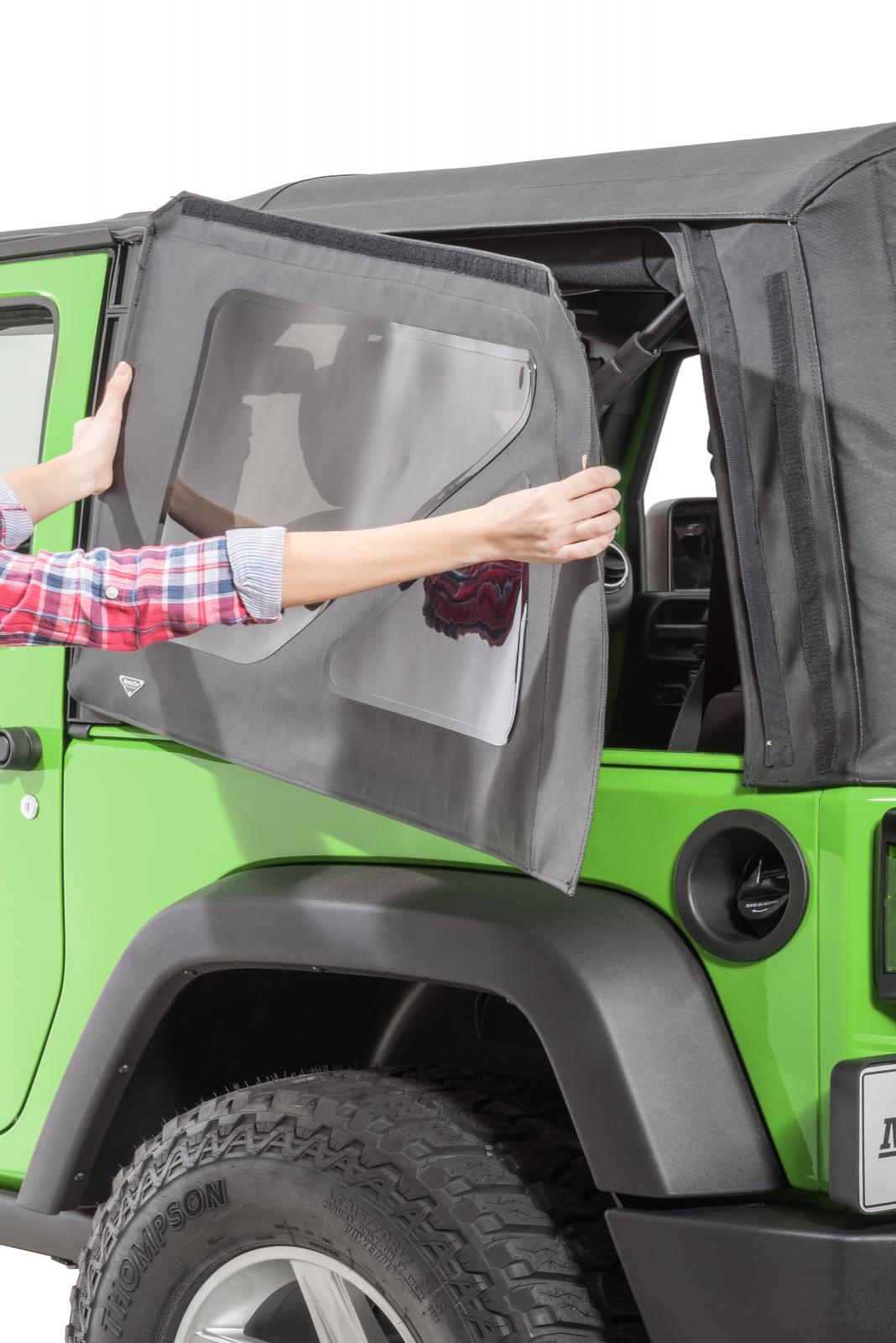 Jeep Wrangler Replacement Window For 07-18 Wrangler JK Mopar Factory Top Drivers Side Diamond MasterTop-3