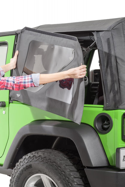 Jeep Wrangler Replacement Window For 13-18 Wrangler JK Mopar Factory Top Passenger Side Acrylic Twill MasterTop-2