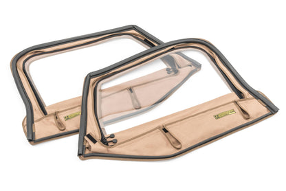 Jeep Fabric Replacement Upper Door Skins For 97-06 Wrangler TJ Pair MasterTop-7